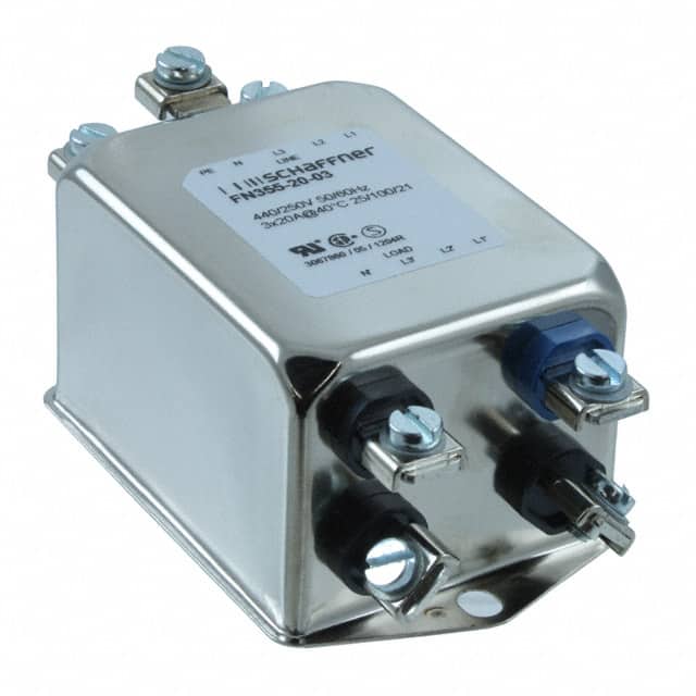 FN355-20-03 Schaffner EMC Inc.  Modules de filtrage de ligne électrique